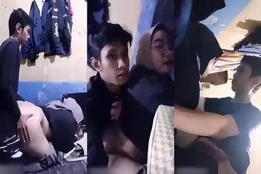 Bokep Ngewe Hijab Kacamata Montok poster